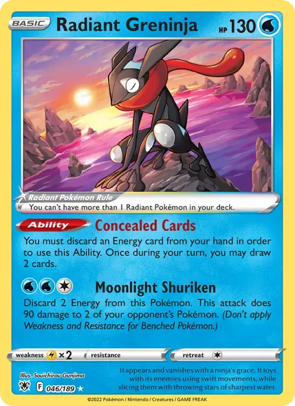 Radiant Greninja - 046/216 - Astral Radiance