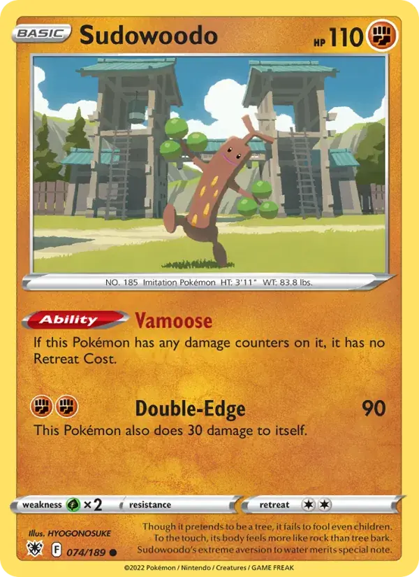 Sudowoodo - 074/216 - Astral Radiance