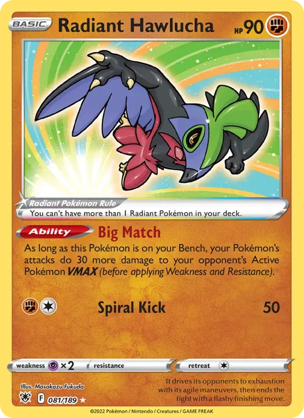 Radiant Hawlucha - 081/216 - Astral Radiance