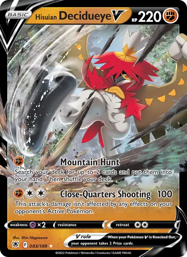 Hisuian Decidueye V - 083/216 - Astral Radiance