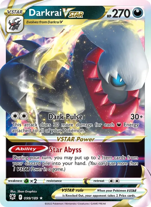 Darkrai VSTAR - 099/216 - Astral Radiance