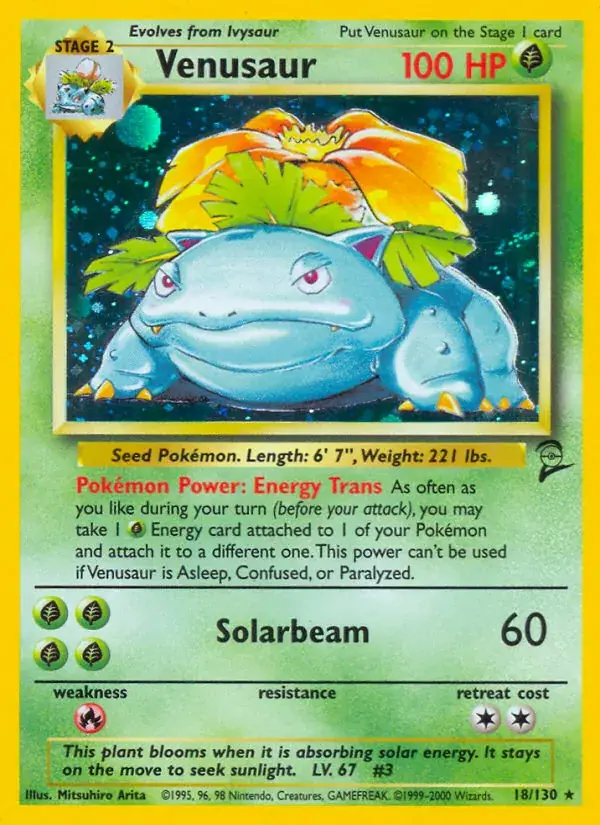 Venusaur - 18/130 - Base Set 2