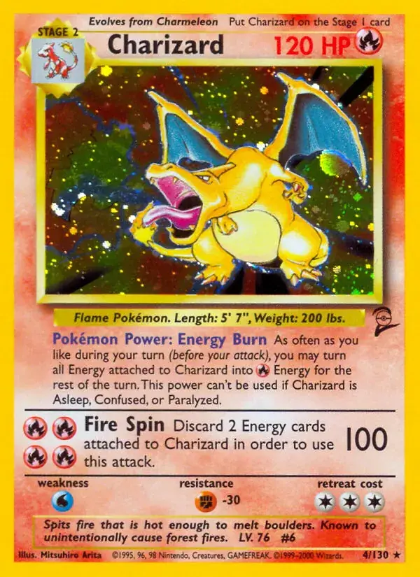 Charizard - 4/130 - Base Set 2