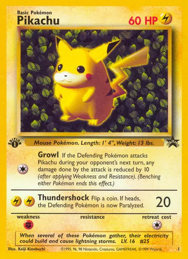 Pikachu - 1/53 - Wizards Black Star Promos