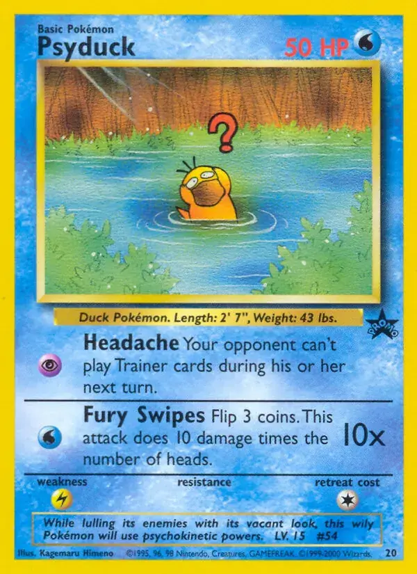 Psykokwak - 20/53 - Wizards Black Star Promos