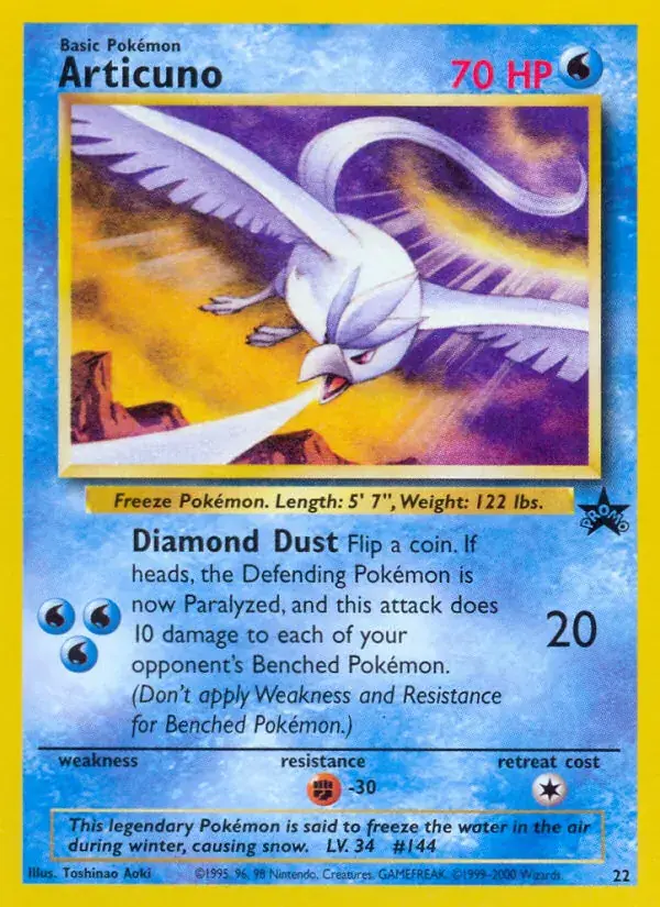 Artikodin - 22/53 - Wizards Black Star Promos
