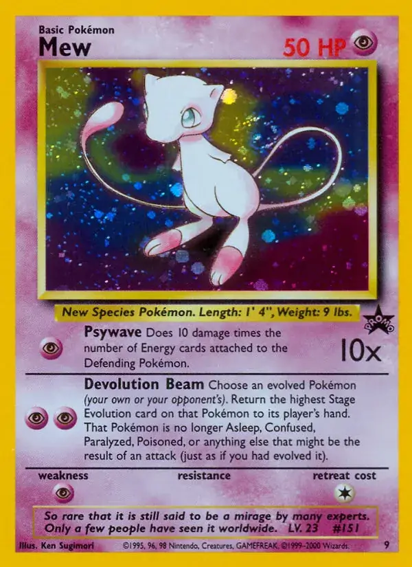 Mew - 9/53 - Wizards Black Star Promos