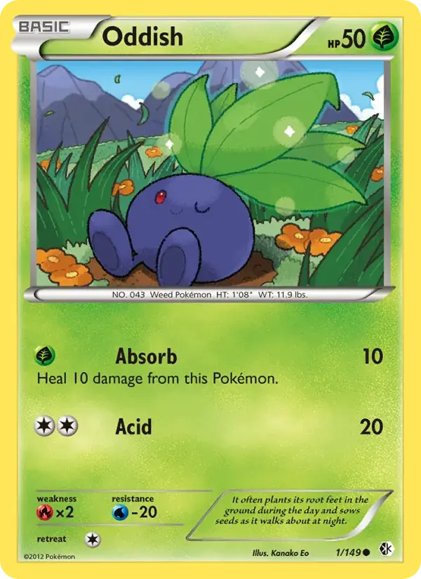 Oddish - 1/153 - Boundaries Crossed