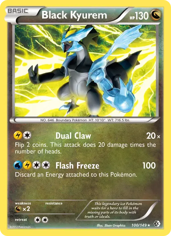 Black Kyurem - 100/153 - Boundaries Crossed