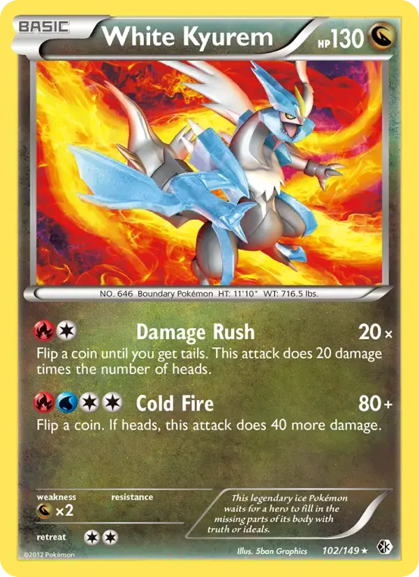 White Kyurem - 102/153 - Boundaries Crossed