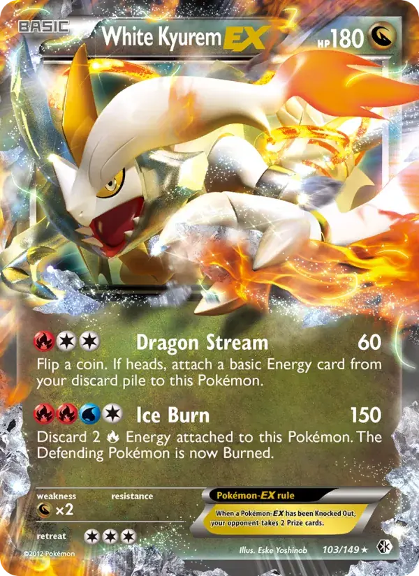 White Kyurem-EX - 103/153 - Boundaries Crossed