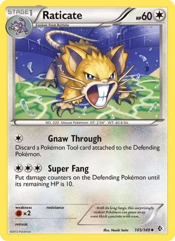 Raticate - 105/153 - Boundaries Crossed