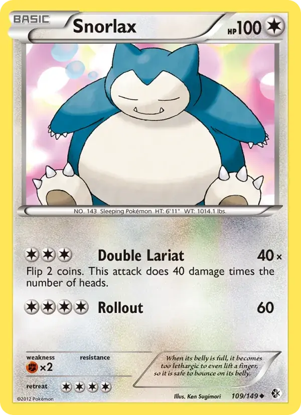 Snorlax - 109/153 - Boundaries Crossed