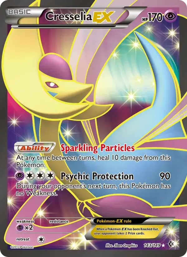 Cresselia-EX - 143/153 - Boundaries Crossed