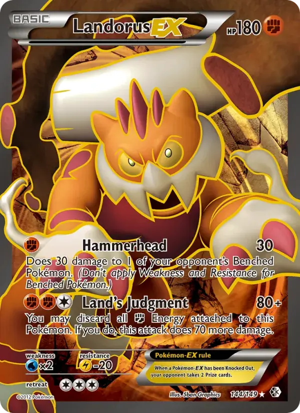 Landorus-EX - 144/153 - Boundaries Crossed
