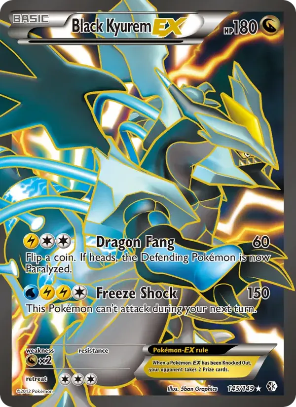 Black Kyurem-EX - 145/153 - Boundaries Crossed