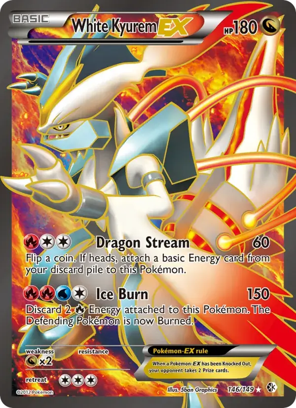 White Kyurem-EX - 146/153 - Boundaries Crossed