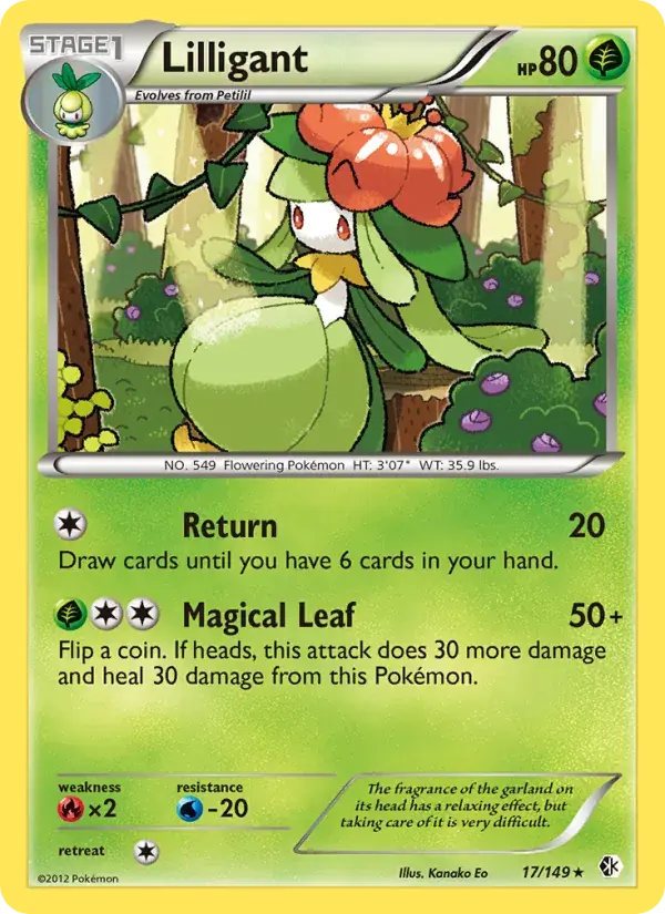 Lilligant - 17/153 - Boundaries Crossed