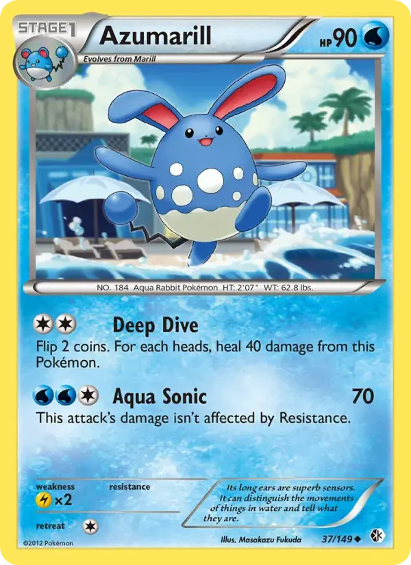 Azumarill - 37/153 - Boundaries Crossed