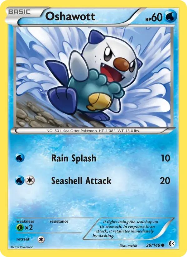 Oshawott - 39/153 - Boundaries Crossed