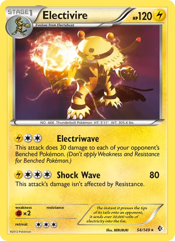 Electivire - 54/153 - Boundaries Crossed