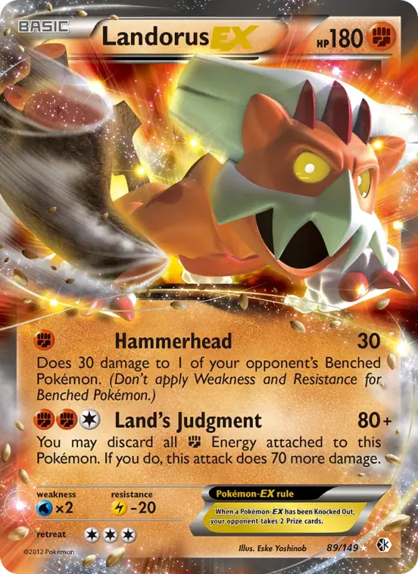 Landorus-EX - 89/153 - Boundaries Crossed