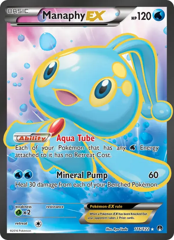 Manaphy EX - 116/126 - BREAKpoint