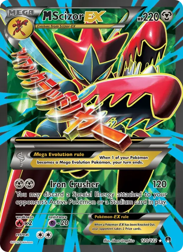 M Scizor EX - 120/126 - BREAKpoint