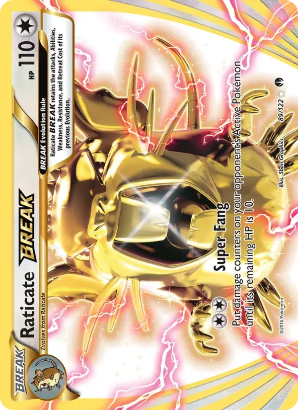 Raticate BREAK - 89/126 - BREAKpoint