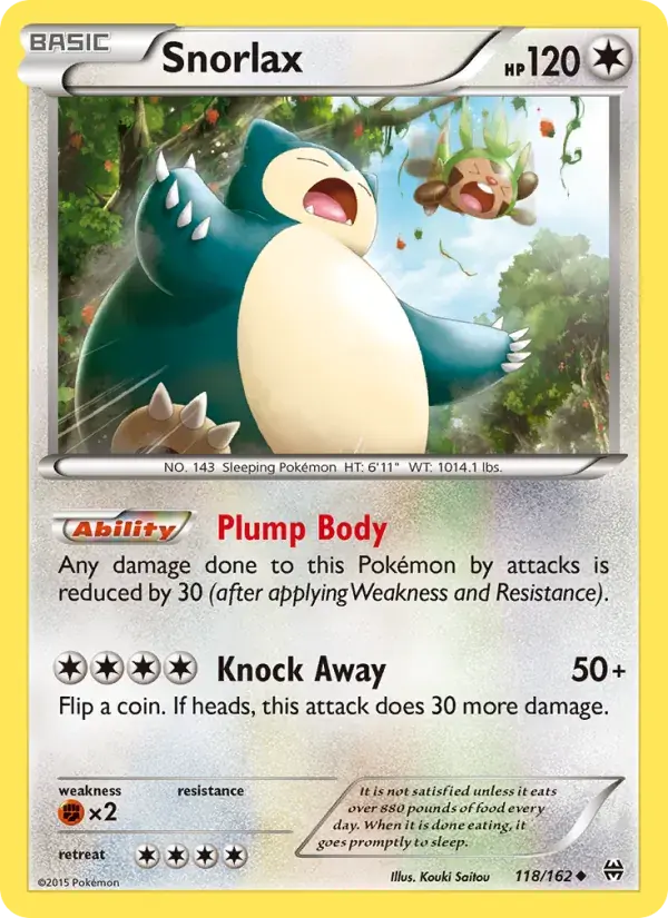 Snorlax - 118/165 - BREAKthrough