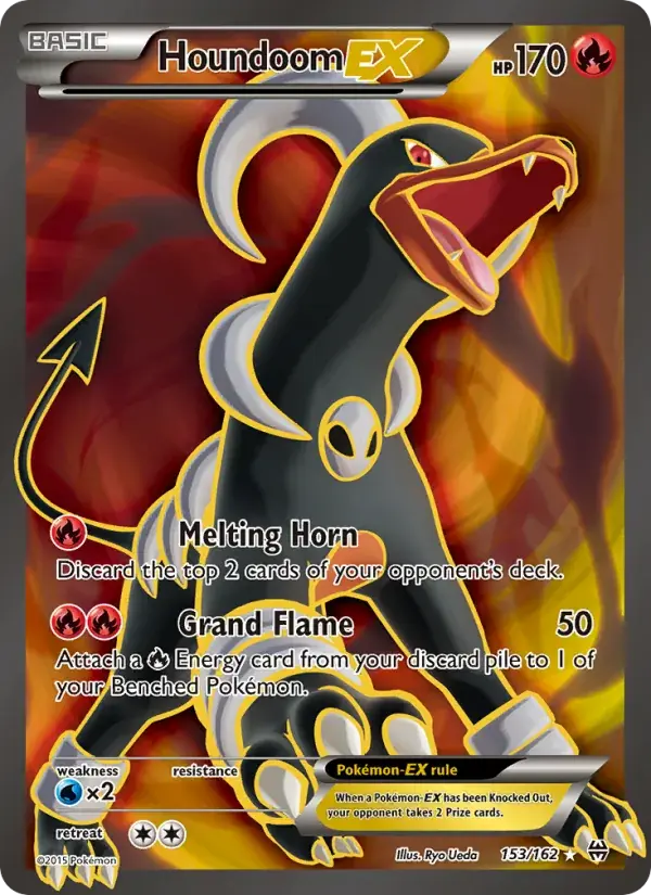 Houndoom EX - 153/165 - BREAKthrough