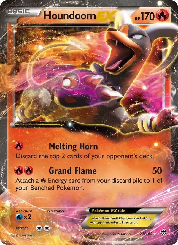 Houndoom EX - 21/165 - BREAKthrough