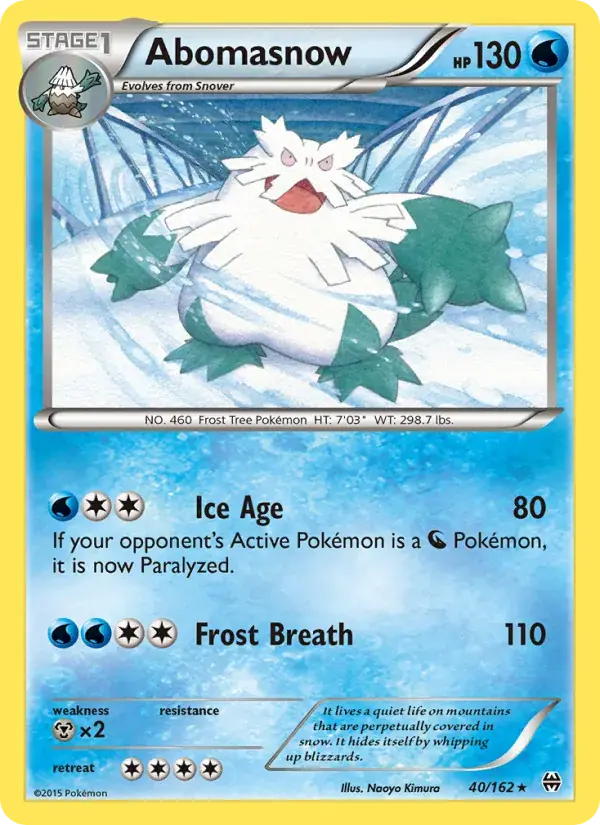 Abomasnow - 40/165 - BREAKthrough