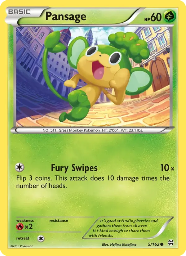 Pansage - 5/165 - BREAKthrough