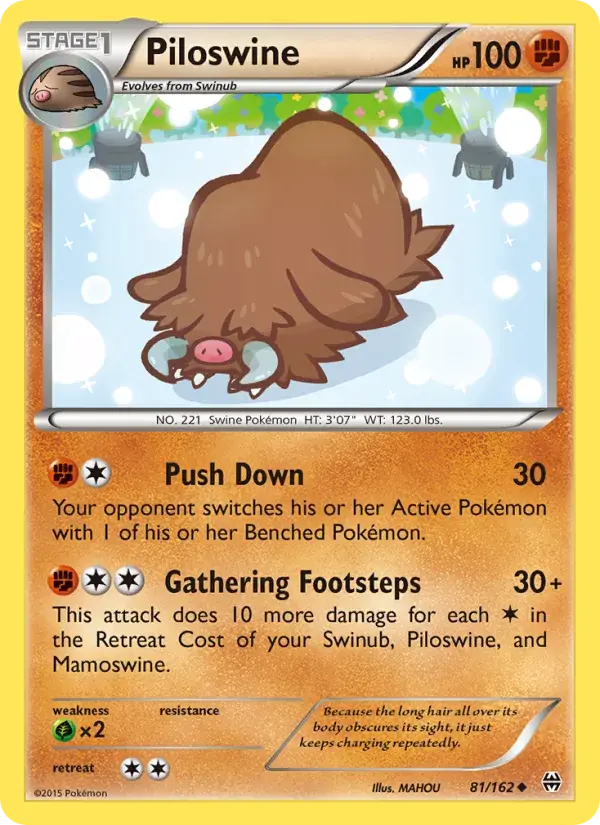 Piloswine - 81/165 - BREAKthrough