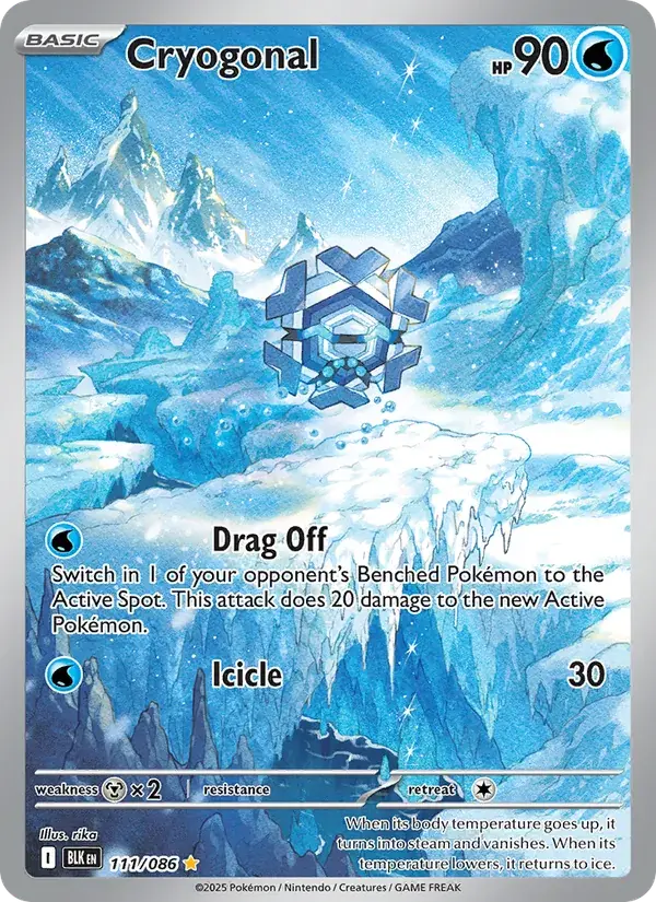 Cryogonal - 111/172 - Black Bolt