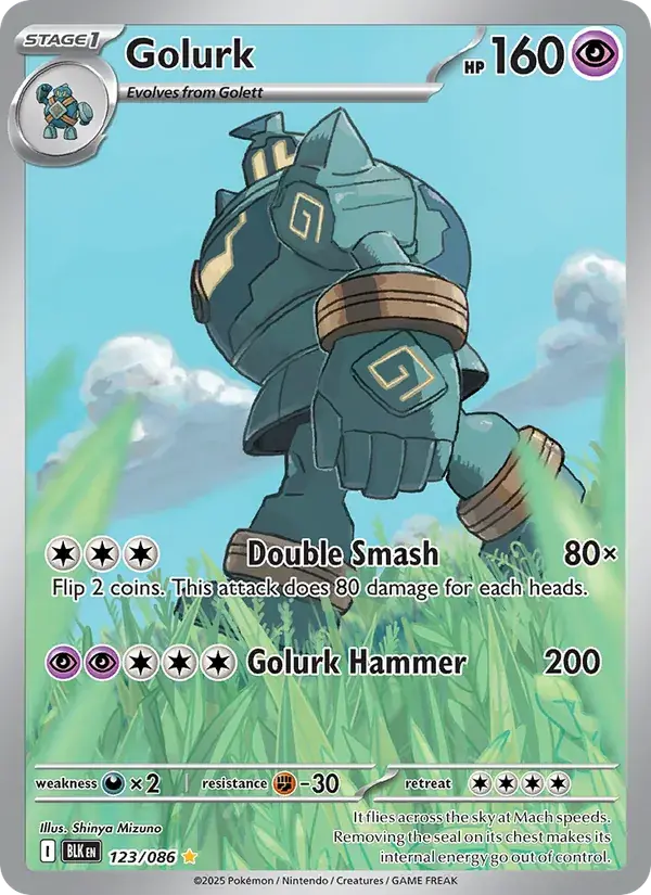 Golurk - 123/172 - Black Bolt