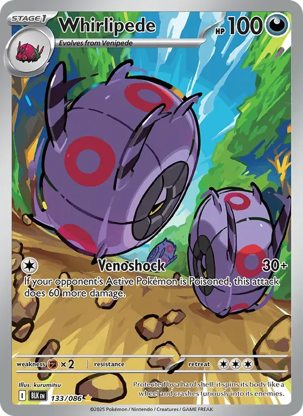 Whirlipede - 133/172 - Black Bolt