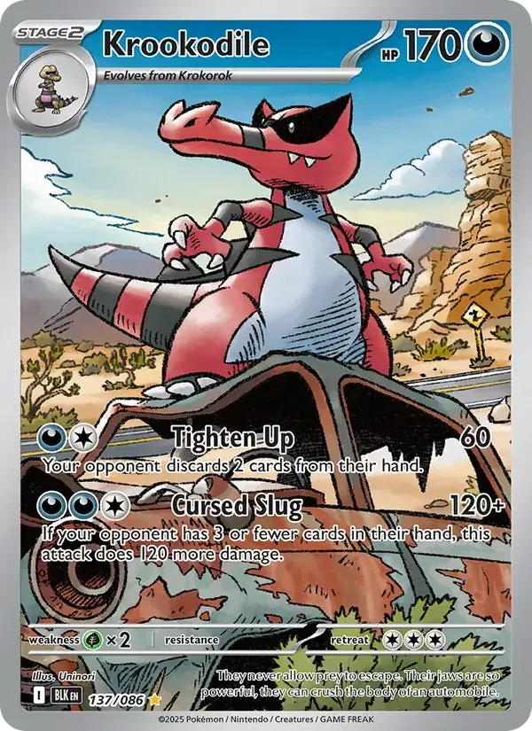 Krookodile - 137/172 - Black Bolt