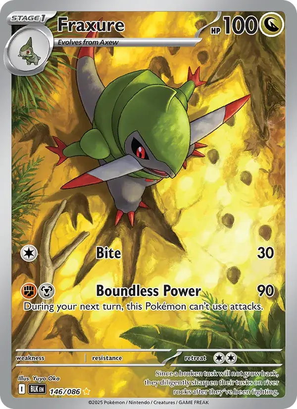 Fraxure - 146/172 - Black Bolt