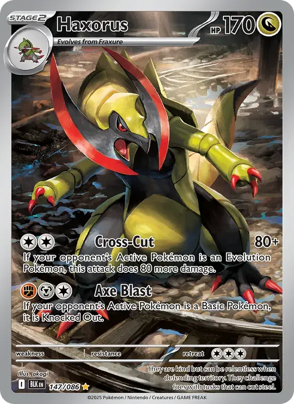 Haxorus - 147/172 - Black Bolt