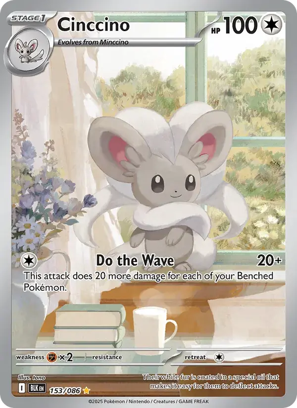 Cinccino - 153/172 - Black Bolt