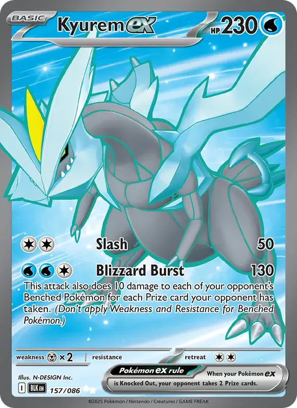 Kyurem ex - 157/172 - Black Bolt
