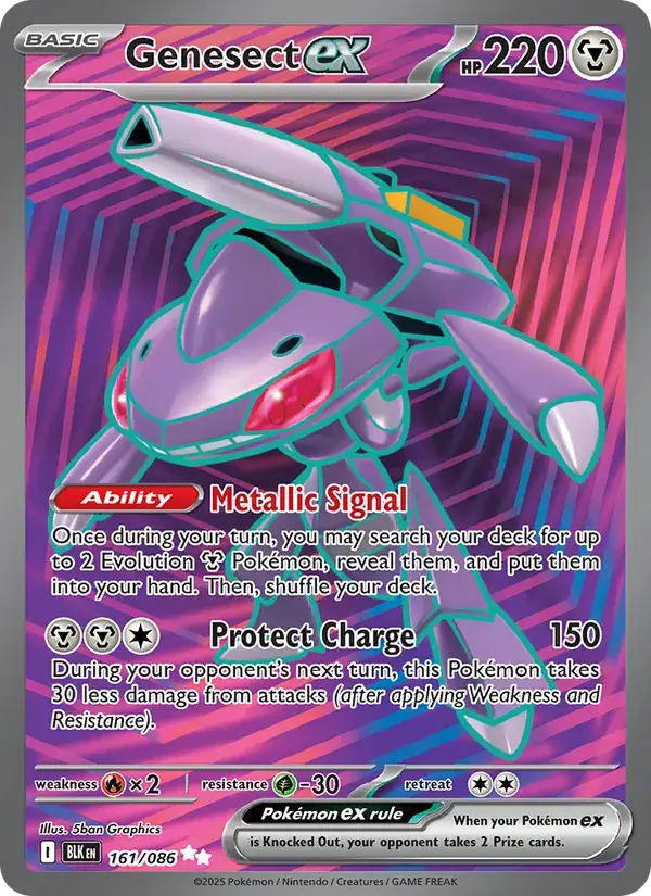 Genesect ex - 161/172 - Black Bolt