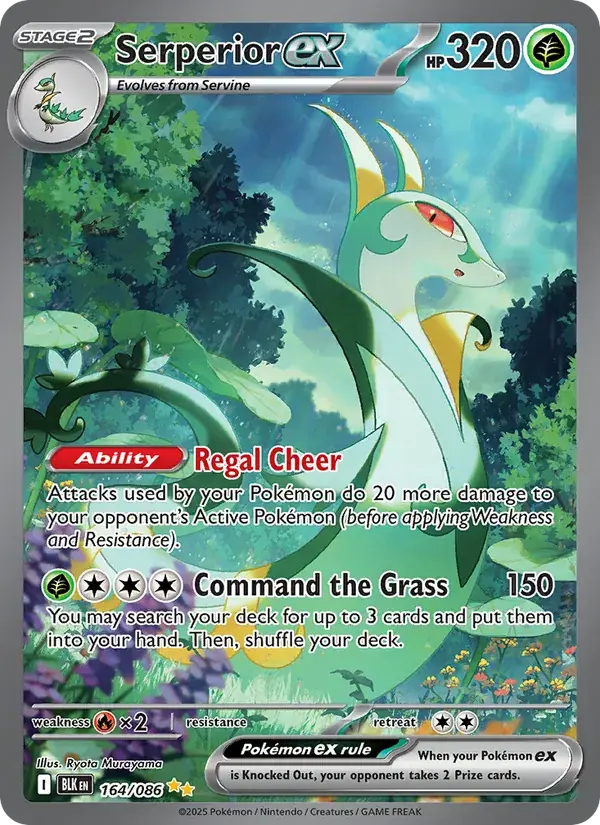 Serperior ex - 164/172 - Black Bolt