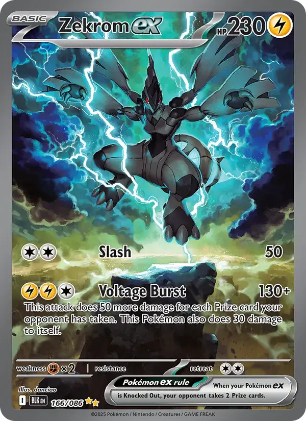 Zekrom ex - 166/172 - Black Bolt