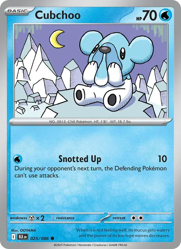 Cubchoo - 025/172 - Black Bolt