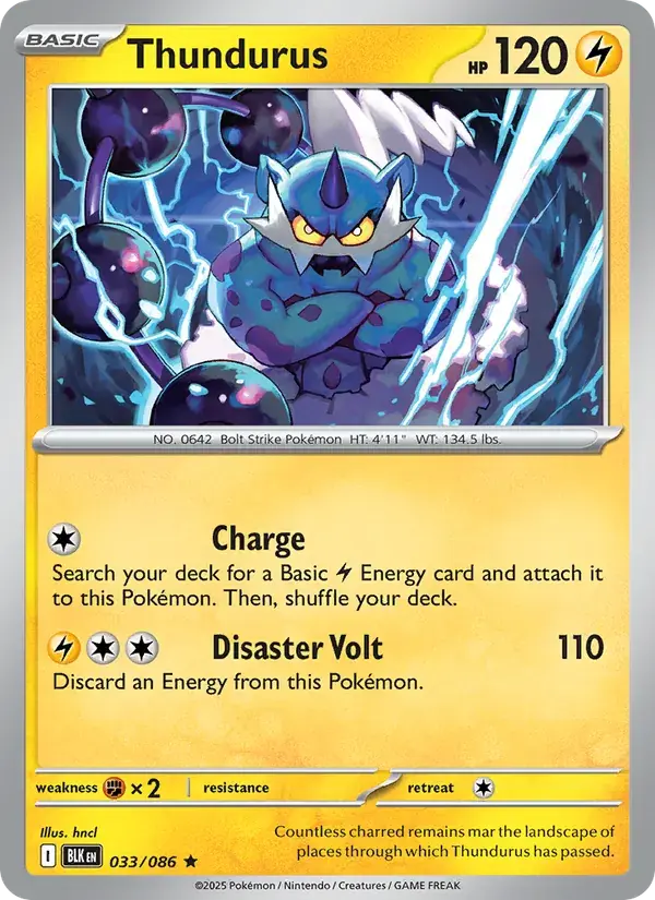 Thundurus - 033/172 - Black Bolt