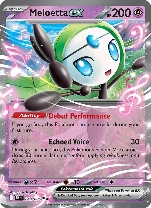 Meloetta ex - 044/172 - Black Bolt