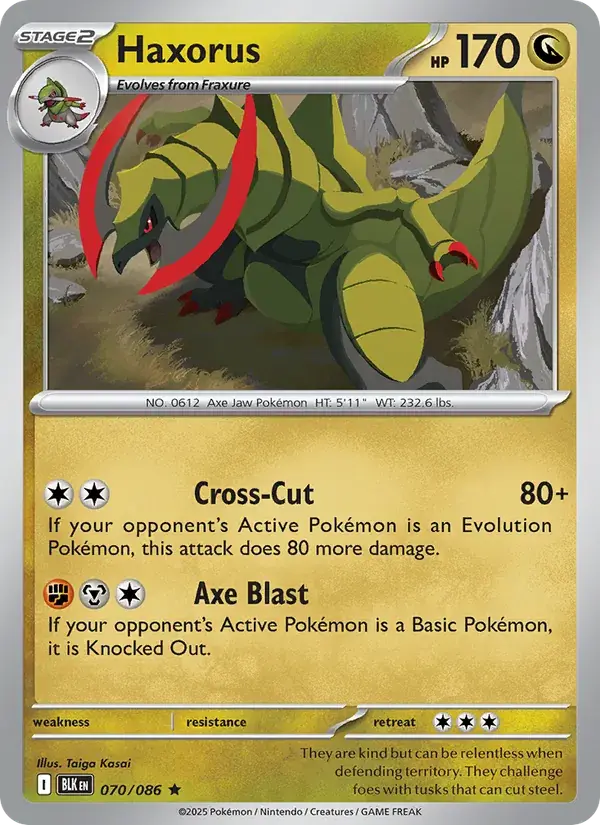 Haxorus - 070/172 - Black Bolt